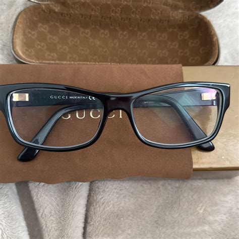 used gucci reading glasses|Gucci clear reading glasses.